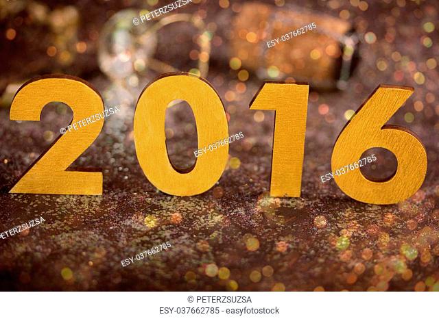 new year concept 2016