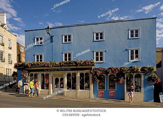 Windsor, Castle Hill street, typical houses, Berkshire, UK