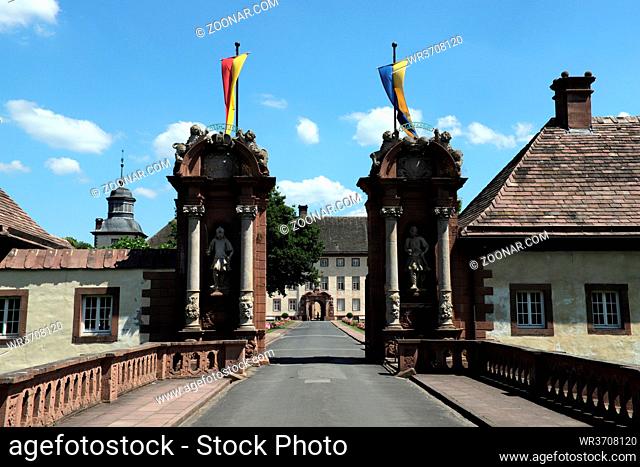 UNESCO Weltkulturerbe Schloss und ehemaliges Kloster Corvey, Höxter, Nordrhein- Westfalen, Deutschland