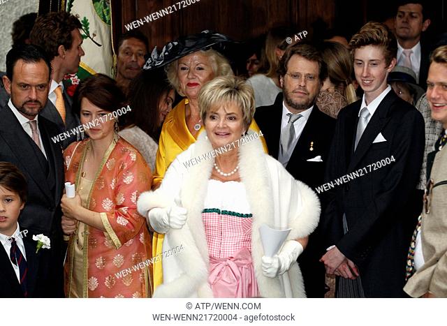 The wedding of Princess Maria Theresia of Thurn and Taxis and Hugo Wilson at St. Joseph's Church in Tutzing Featuring: Gloria
