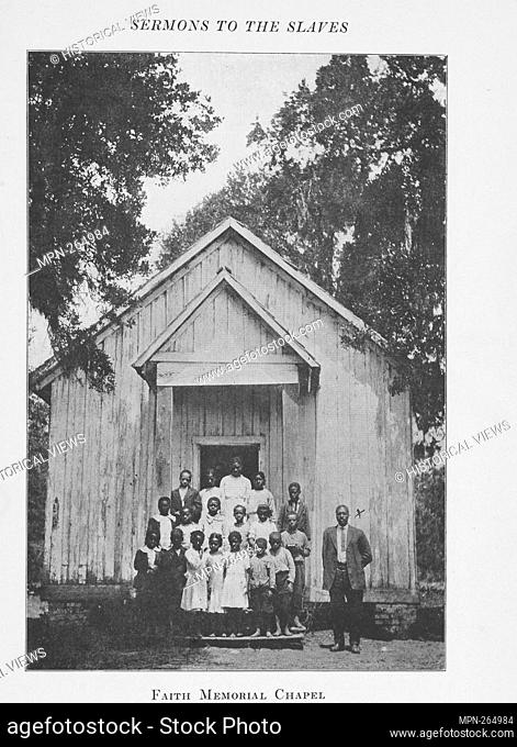 Faith Memorial Chapel. Built by Rev. Mr.Guerry after the war. Services are held on Sunday, and during the week there is school here for Negro children