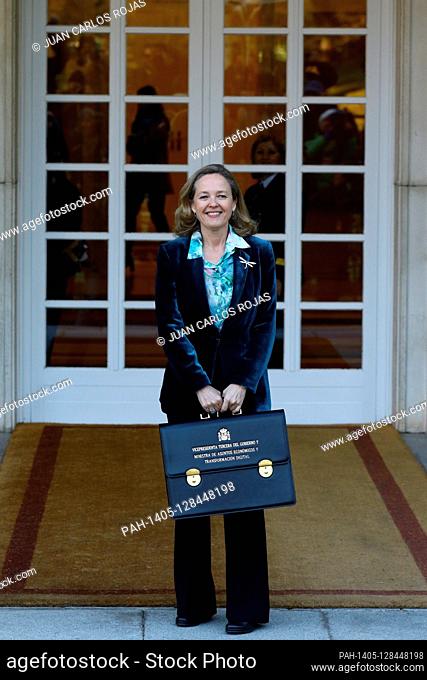 Madrid Spain; 14/01/2020.- Nadia Calviño Third vice president and minister of Economy..Pedro Sanchez, president of Spain and his 22 ministers in a photo of the...