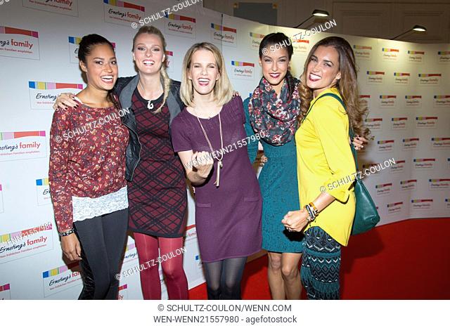 Ernsting's family Fashion Show Autumn/Winter 2014 at Hotel Atlantic Kempinski Featuring: Lovelyn Enebechi, Miriam Hoeller, Monica Ivancan, Rebecca Mir