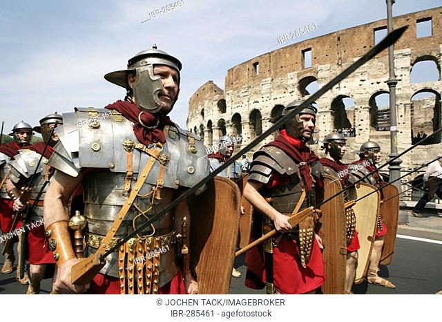 ITA, Italy, Rome : Anual historical foundation parade for the city of Rome on the 21.April 753 bC