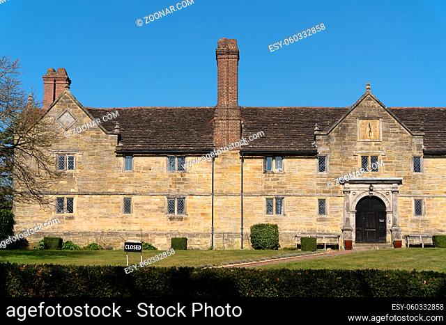 EAST GRINSTEAD, WEST SUSSEX, UK - MARCH 1 : View of Sackville College East Grinstead West Sussex on March 1, 2021