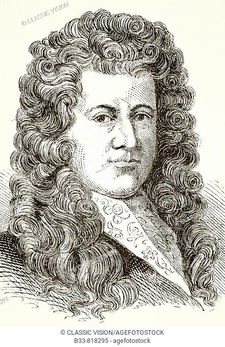 Samuel Pepys 1633 to 1703 English diarist and naval administrator  From The National and Domestic History of England by William Aubrey published London circa...