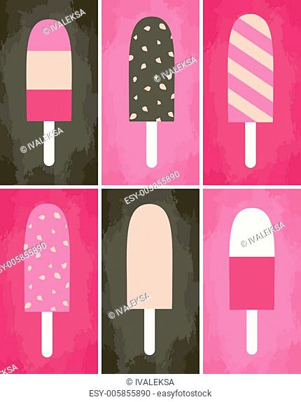 Ice Cream Posters Collection