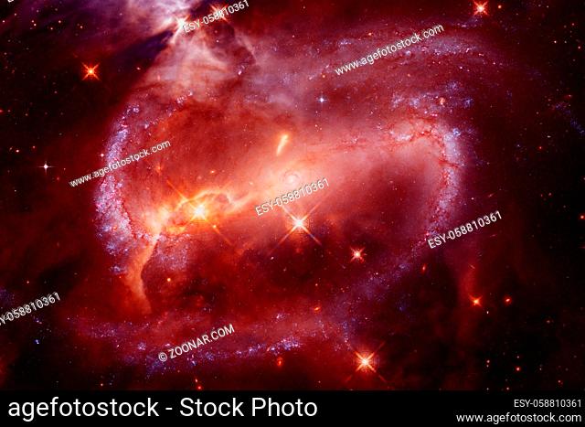 Beautiful cosmos. Science fiction. Elements of this image furnished by NASA