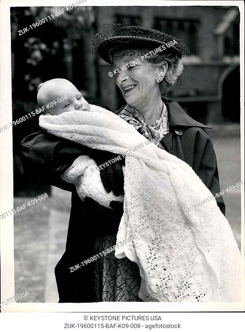 1955 - Gladys Cooper takes on the role of Godmother Actress attends Christening: Actress Gladys Cooper yesterday took on the role of Godmother to Phillip...