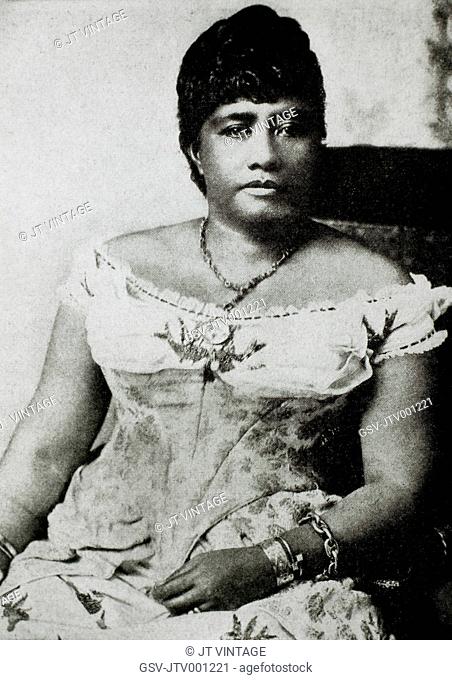 Queen Liliuokalani 1838-1917, Queen of Hawaiian Islands, 1891-1893