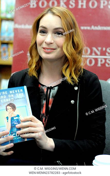 Felicia Day book signing for 'You're Never Weird On the Internet (Almost)' at Anderson's Bookshop Featuring: Felicia Day Where: Naperville, Illinois