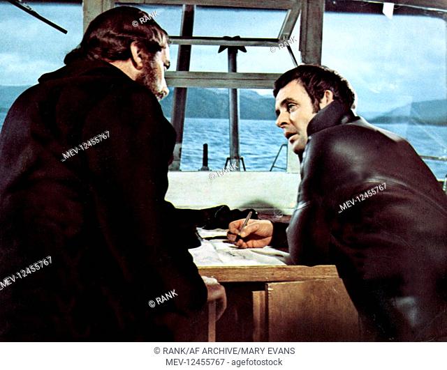 Jack Hawkins & Anthony Hopkins Characters: Sir Anthony Skouras & Philip Calvert Film: When Eight Bells Toll (1972) Director: Etienne Perier 09 March 1971