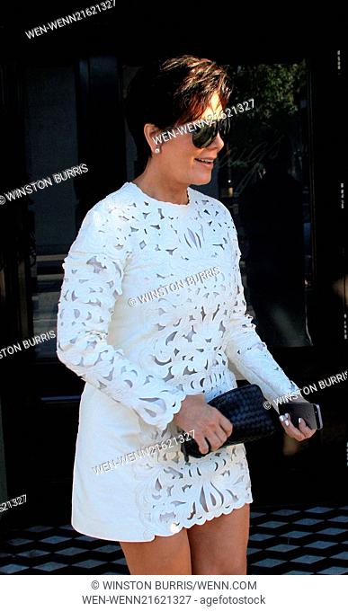 Kris Jenner spotted with a mystery man at Craig's restaurant Featuring: Kris Jenner Where: Los Angeles, California, United States When: 15 Aug 2014 Credit:...