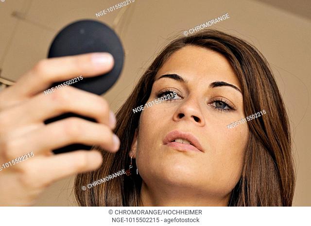 Woman with Make up Mirror