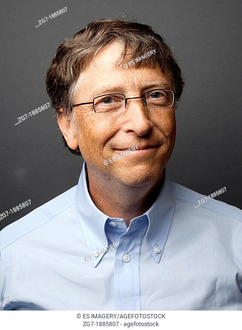 Bill Gates Studio Headshot Portrait, 2010