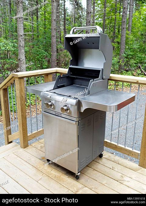 barbeque grill, canada, family camping, prince edward island, stanhope campground