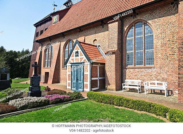 St. Bartholomaeus church in Mittelnkirchen, Lower Saxony, Germany, Europe