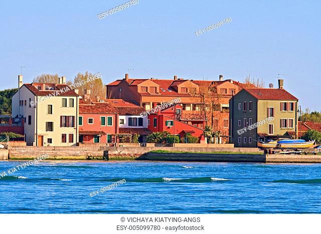 residence zone in Lido Island Venice Italy