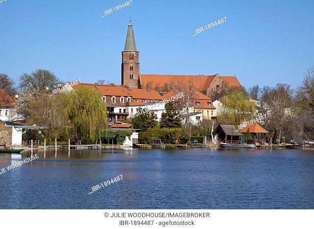 Dominsel, Cathedral Island, with St Peter and Paul Cathedral, Brandenburg an der Havel, Germany, Europe