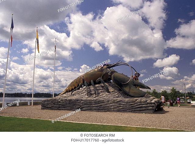 lobster, Shediac, New Brunswick, NB, Canada, World's largest lobster in the town of Shediac the lobster capital of the world in New Brunswick