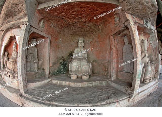 Cave Nr. 288, Beishan Rock Carvings, Dazu, Sichuan, China, Unesco Heritage 1999