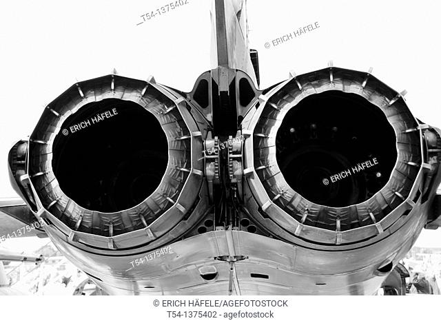 Engine of a Tornado fighter jet