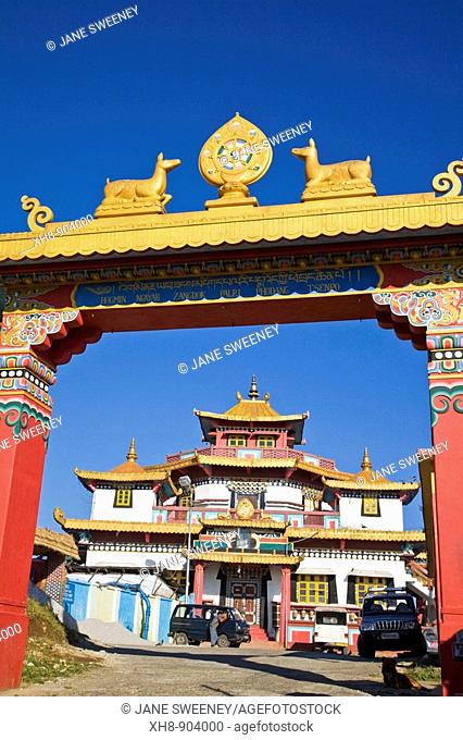 India, West Bengal, Kalimpong, Durpin Hill, Durpin Gompa or Zong Dog Pairi Fo-Brang Gompa, Kalimpong's largest monastery