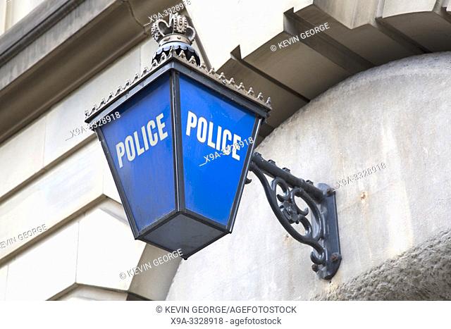 Police Station Sign; England; UK