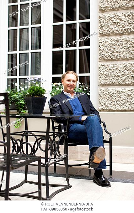 US writer Dan Brown poses in Cologne, Germany, 27 May 2013. Lit.Cologne and Cologne publishing house Bastei Luebbe organised the only reading of 'Inferno' in...
