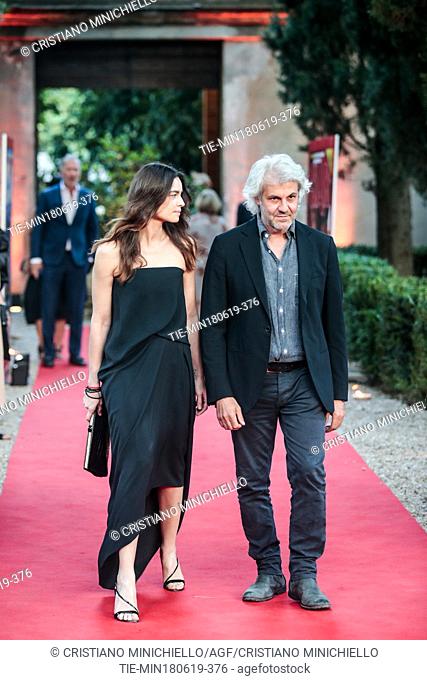 Kasia Smutniak, Domenico Procacci during the Awards Ciak D'Oro 2019, Rome, ITALY-18-06-2019