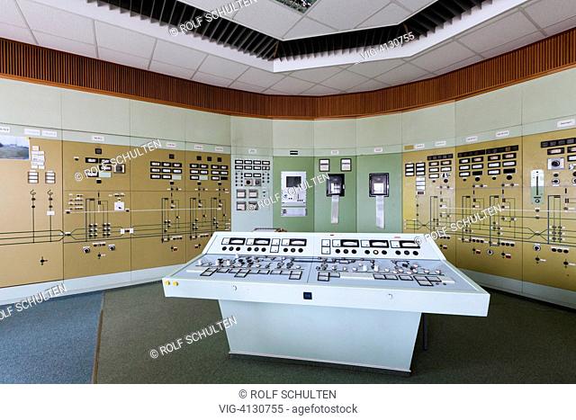 GERMANY, NEUENHAGEN, : Old and decommissioned control room of the Transmission Control Center (TCC) of transmission system operator 50Hertz