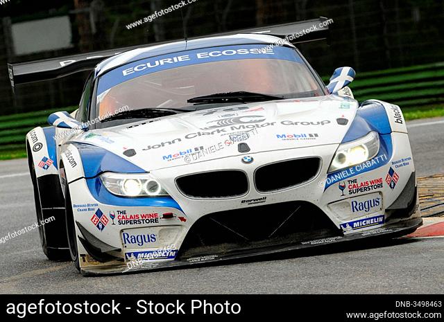 Imola, Italy May 17, 2013: BMW Z4 of Ecurie Ecosse Team, driven by O. MILLROY / A. SMITH / J. TWYMAN, in action during the European Le Mans Series - 3 Hours -...