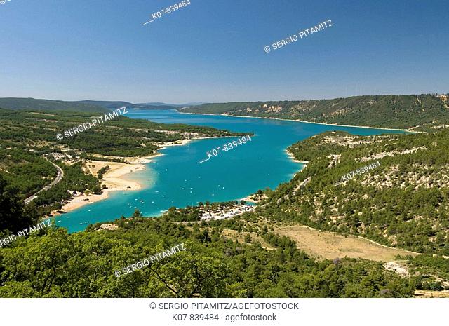 Lake of Sainte Croix, Provence, France