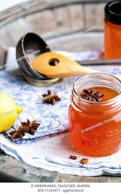 Quince jelly with star anise