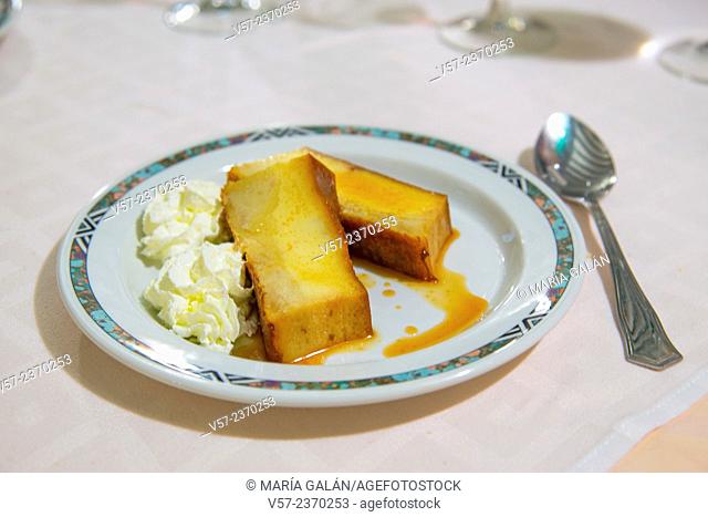 Typical Manchego dessert: Pan de Calatrava. La Mancha, Spain