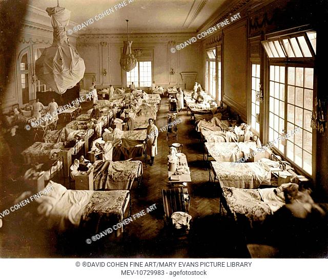 A collection of eleven original images relating to No. 1 British Red Cross Society Hospital, more commonly known as The Duchess of Westminster's Hospital