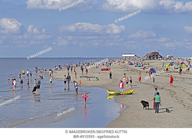 Beach, St. Peter-Ording, Schleswig-Holstein, Germany, Europe