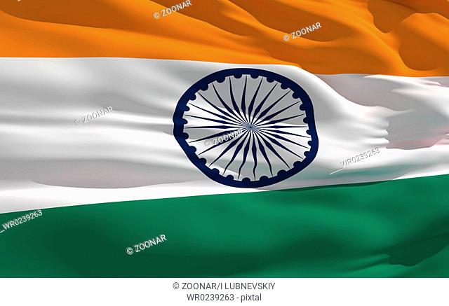 National india flag Stock Photos and Images | agefotostock