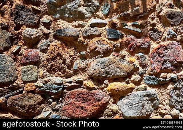 Texture of old stone wall. Stone wall background