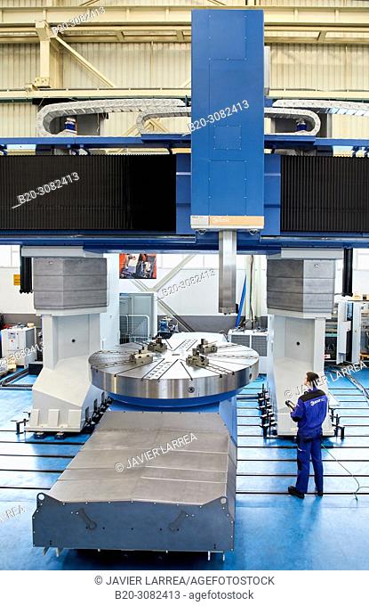 Vertical lathe, Machining Center, CNC, Design, manufacture and installation of machine tools, Gipuzkoa, Basque Country, Spain, Europe