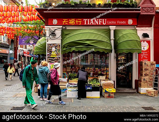 Shopping in Chinatown, London, Great Britain, United Kingdom