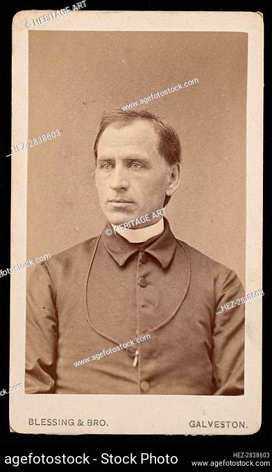 Portrait of Rev. Joseph Celestine Carrier (1833-1904), Before 1876. Creator: Blessing & Bro