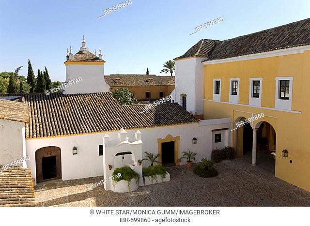 Hotel, Old Ranch, Hacienda Benazuza, Elbulli hotel, Sanlucar la Mayor, Province Sevilla, Andalucia, Spain