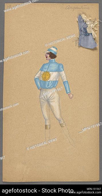 19-Argentina. Burnside, R. H. (Robert Hubberthorne), 1873-1952 (Collector) Barnes, Will R., -1939 (Costume designer). R. H