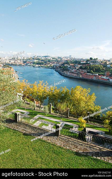 The Palacio de Cristal gardens in Porto, overlooking the Douro river