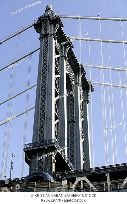 USA New York City Manhatten Bridge