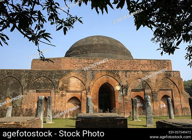 Chika Masjid are the ruins of a small mosque that was the capital of the Muslim Nawabs of Bengal in the 13th to 16th centuries in Gaur, West Bengal, India