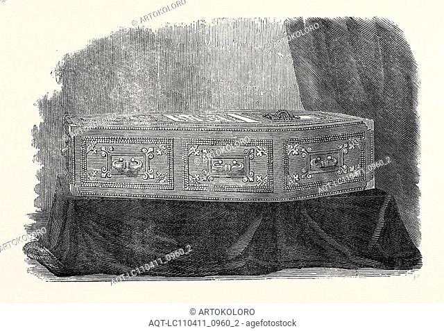 COFFIN OF HIS LATE ROYAL HIGHNESS THE PRINCE CONSORT; PRINCE ALBERT