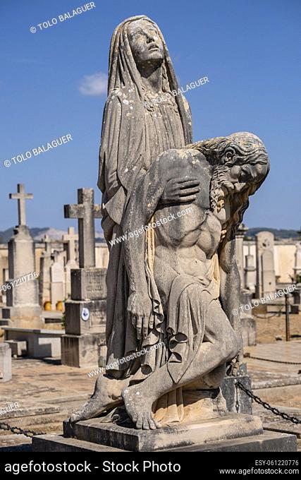Campos cemetery, Mallorca, Balearic Islands, Spain