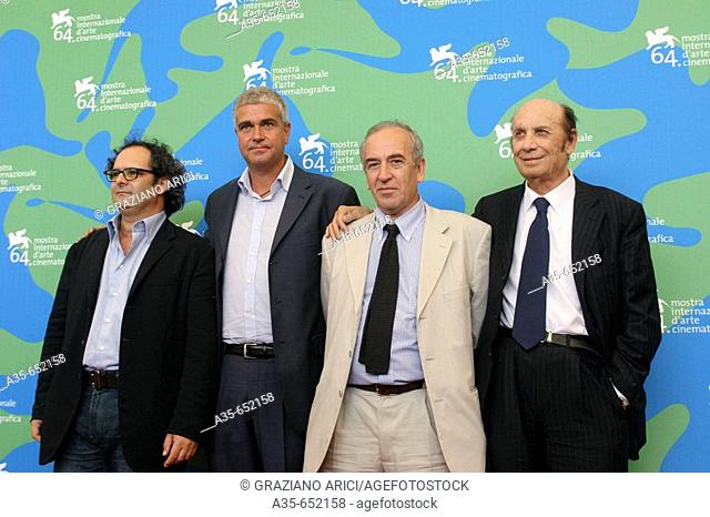 28/08/2007 - 64th Venice International Film Festival - Film 'Per un pugno di dollari' (left to right):  Angelo S. Draicchio, Nils Hartmann